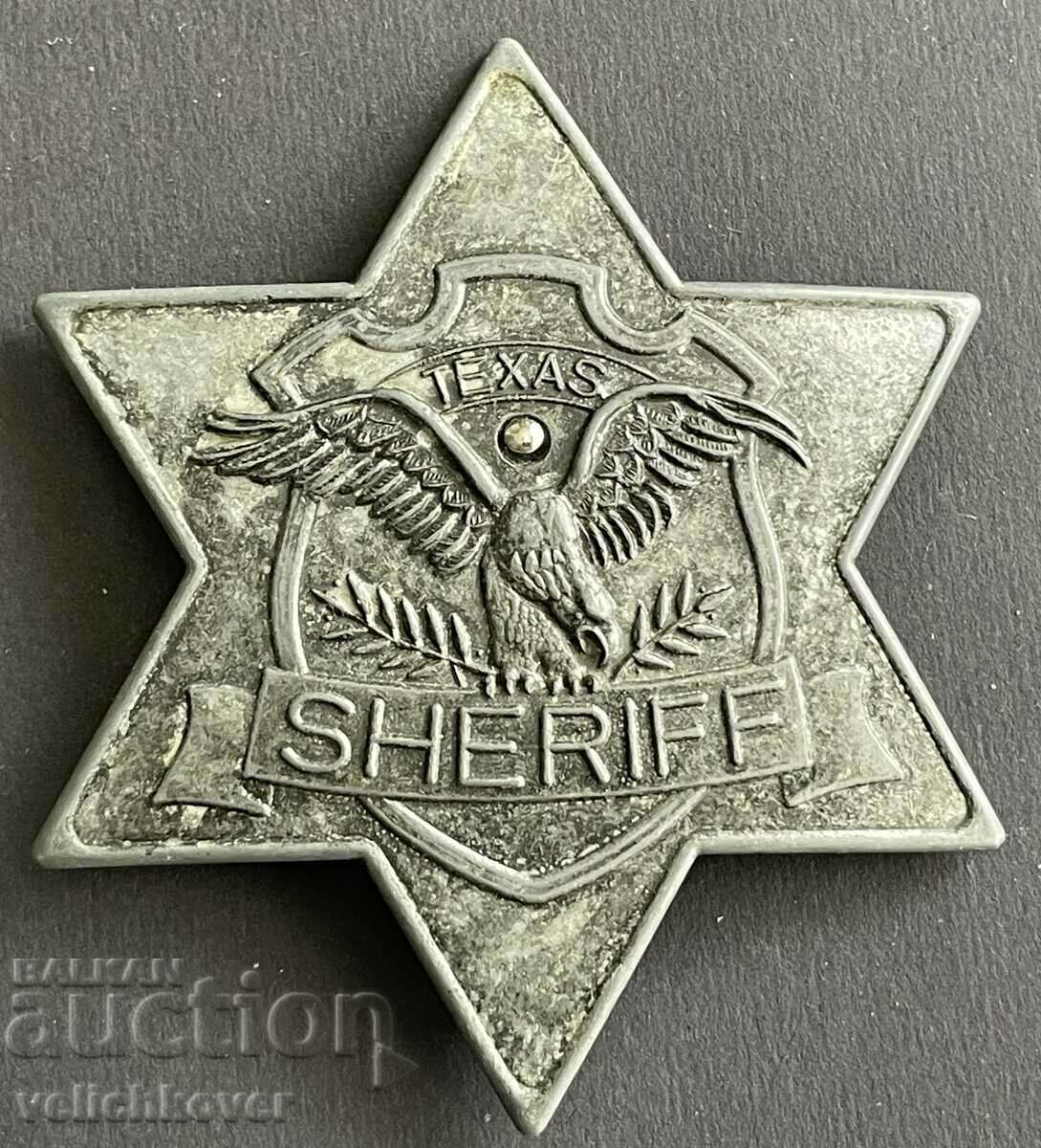 37632 Германия САЩ знак Тексаски шериф