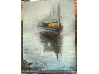 Oil Painting - Seascape - Fishing Boat 40/30