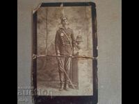 1888 soldier with saber old photo