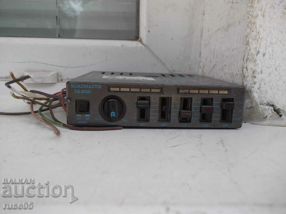 Equalizer "ROADMASTER - EA400N" automotive working with price 30.00 BGN | € 15.34
