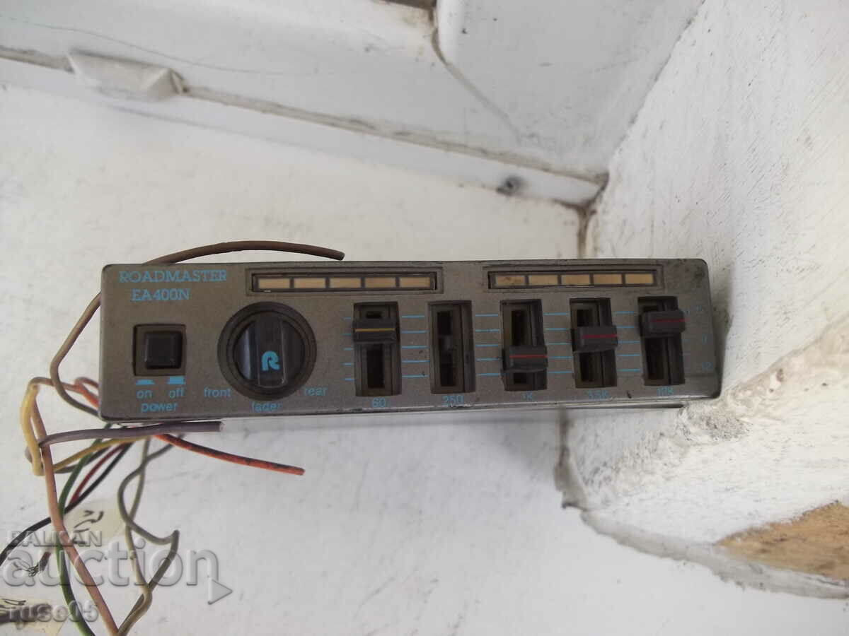 Equalizer "ROADMASTER - EA400N" automotive working - 5