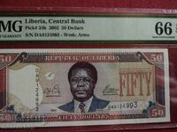 Seria de bancnote certificate Liberia World