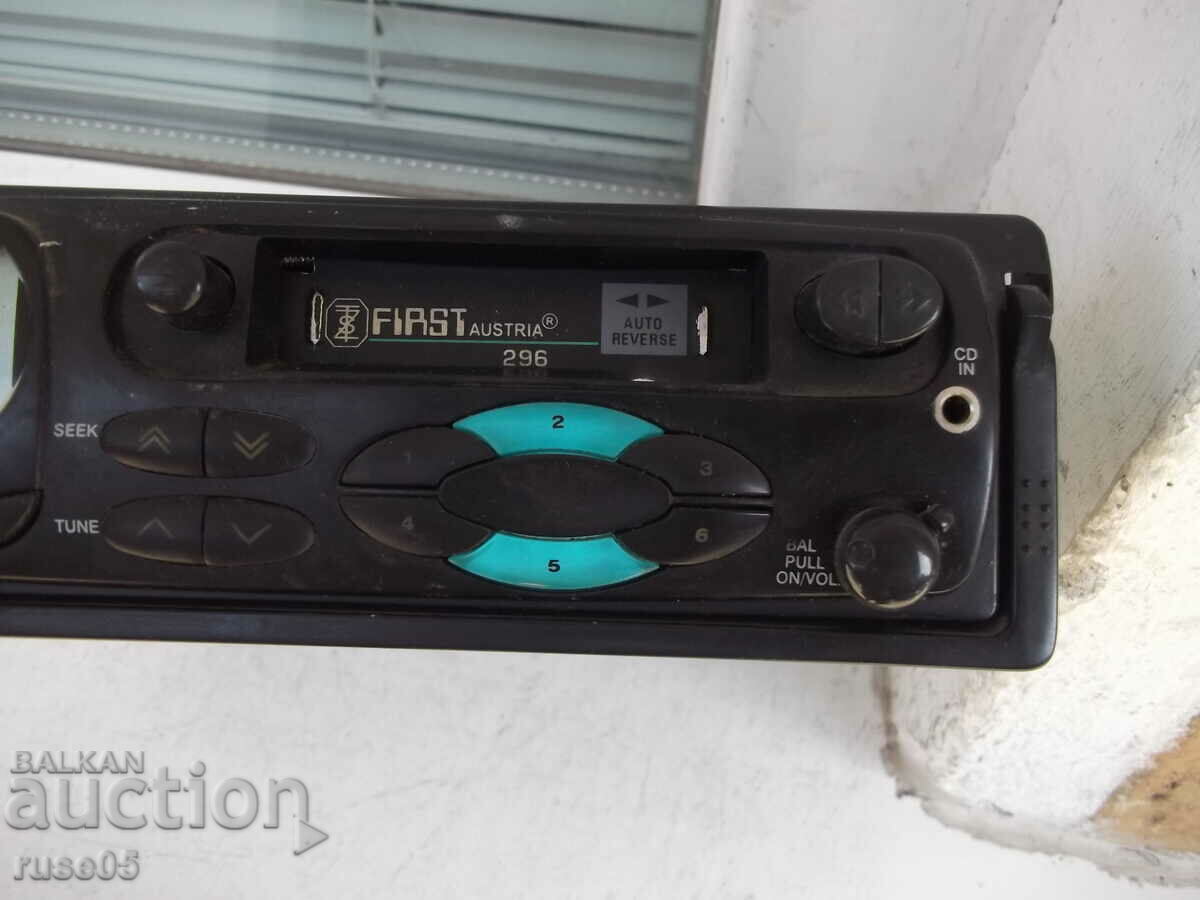 Radio cassette player "FIRST-296" car working with price 20.00 BGN | € 10.23 Radio cassette player "FIRST-296" car working with price 20.00 BGN | € 10.23