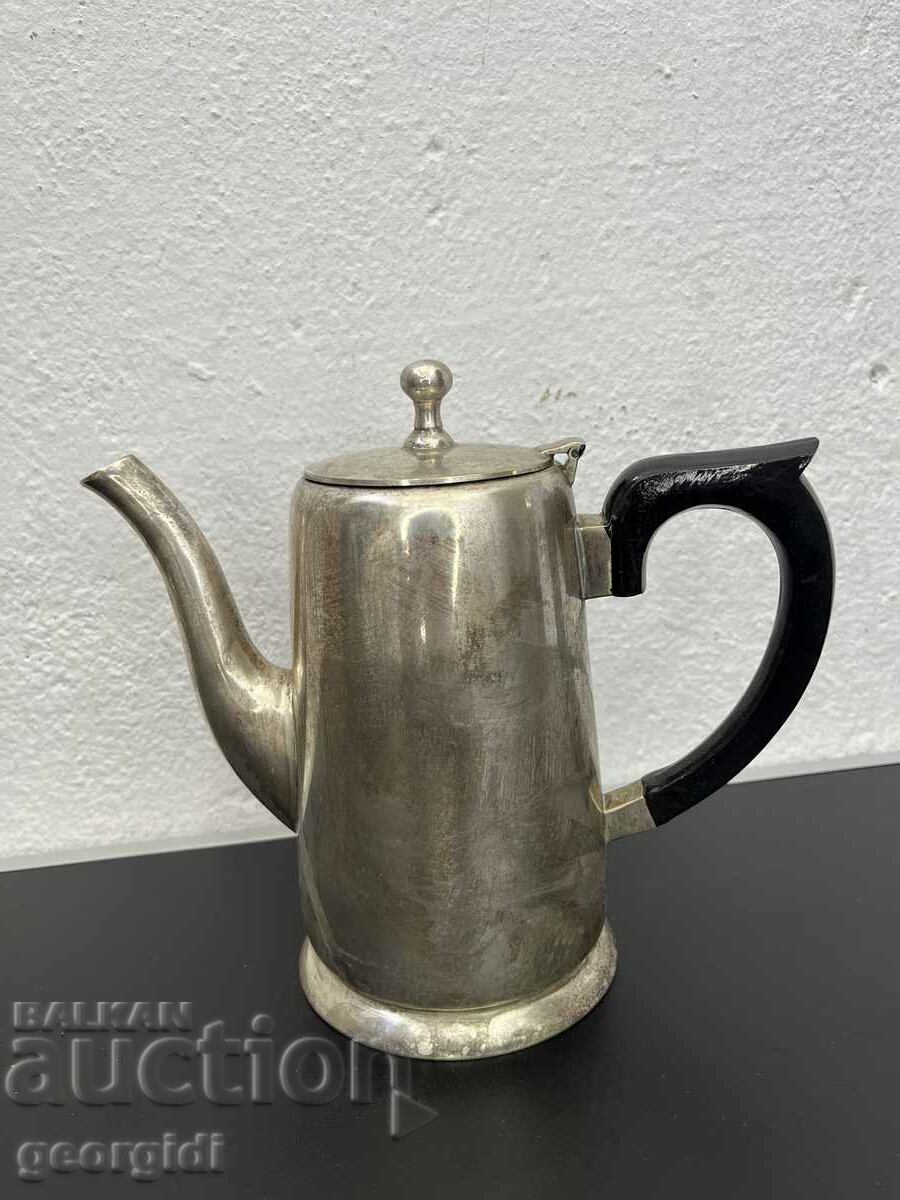 Английски посребрен чайник. №5593