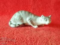 Old porcelain figure of a Cat