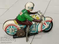 Детска ламаринена играчка мотор, мотоциклет Китай 70-те год