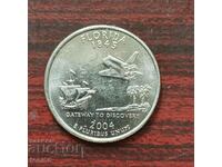1/4 dolar SUA 2004 P - Florida UNC