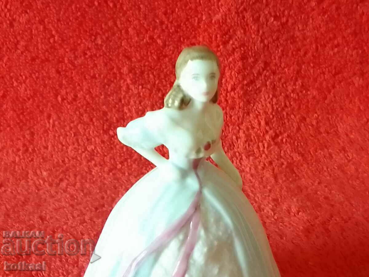 Old porcelain figure COALPORT Girl Princess author - 6 Old porcelain figure COALPORT Girl Princess author - 6