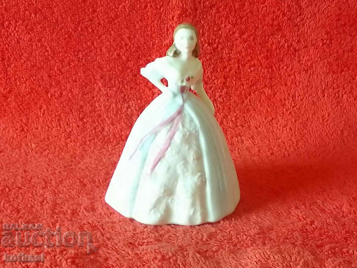 Old porcelain figure COALPORT Girl Princess author