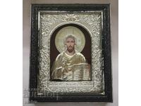Ръчно изработена домашна икона на Исус Христос–Панатократор