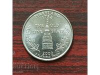 1/4 dolar american 2000 P - Maryland UNC