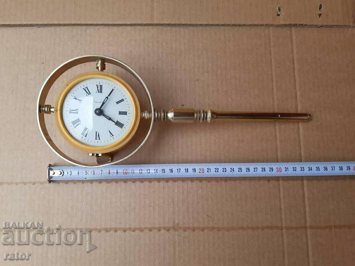 Rare large collectible alarm clock - key VITYAZ. It works Rare large collectible alarm clock - key VITYAZ. It works