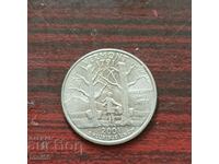САЩ  1/4 долар 2001 P - Върмонт