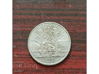 US 1/4 Dollar 2001 P - Βερμόντ