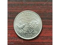 1/4 dolar american 2000 D - Carolina de Sud UNC