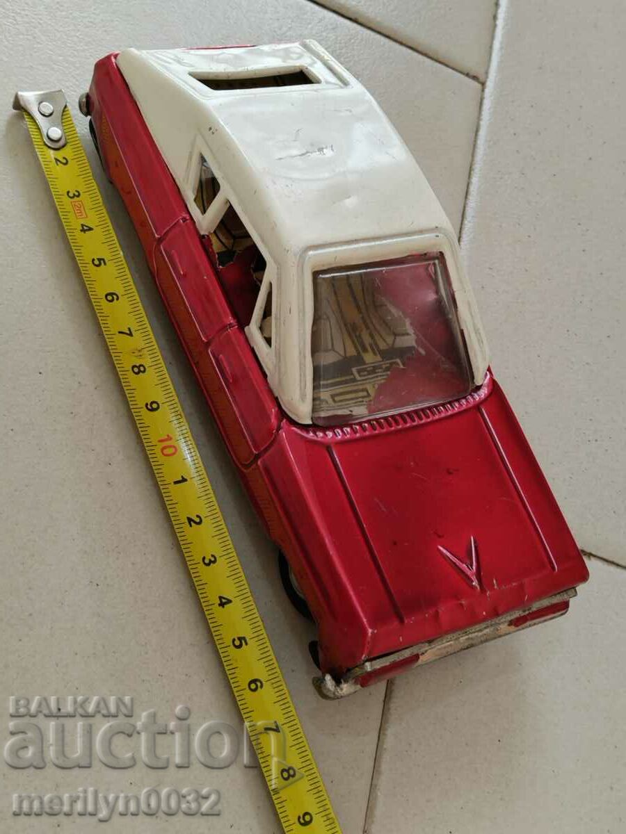Children's tin toy car trolley USSR 70s - 6 Children's tin toy car trolley USSR 70s - 6