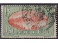 Franse/Guadeloupe-1928-Regular-hills in the ocean, postmark