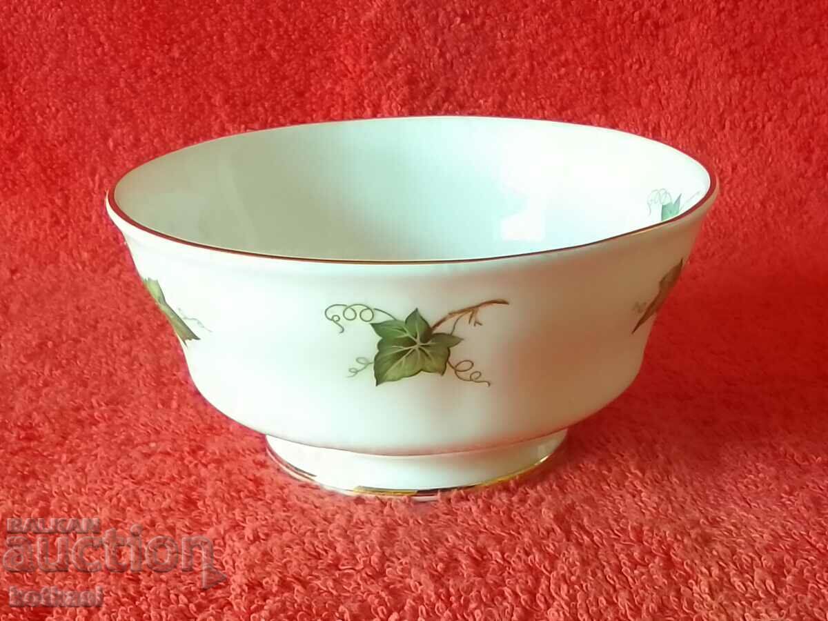 Old porcelain bowl gilt ENGLAND Colclough - 5 Old porcelain bowl gilt ENGLAND Colclough - 5