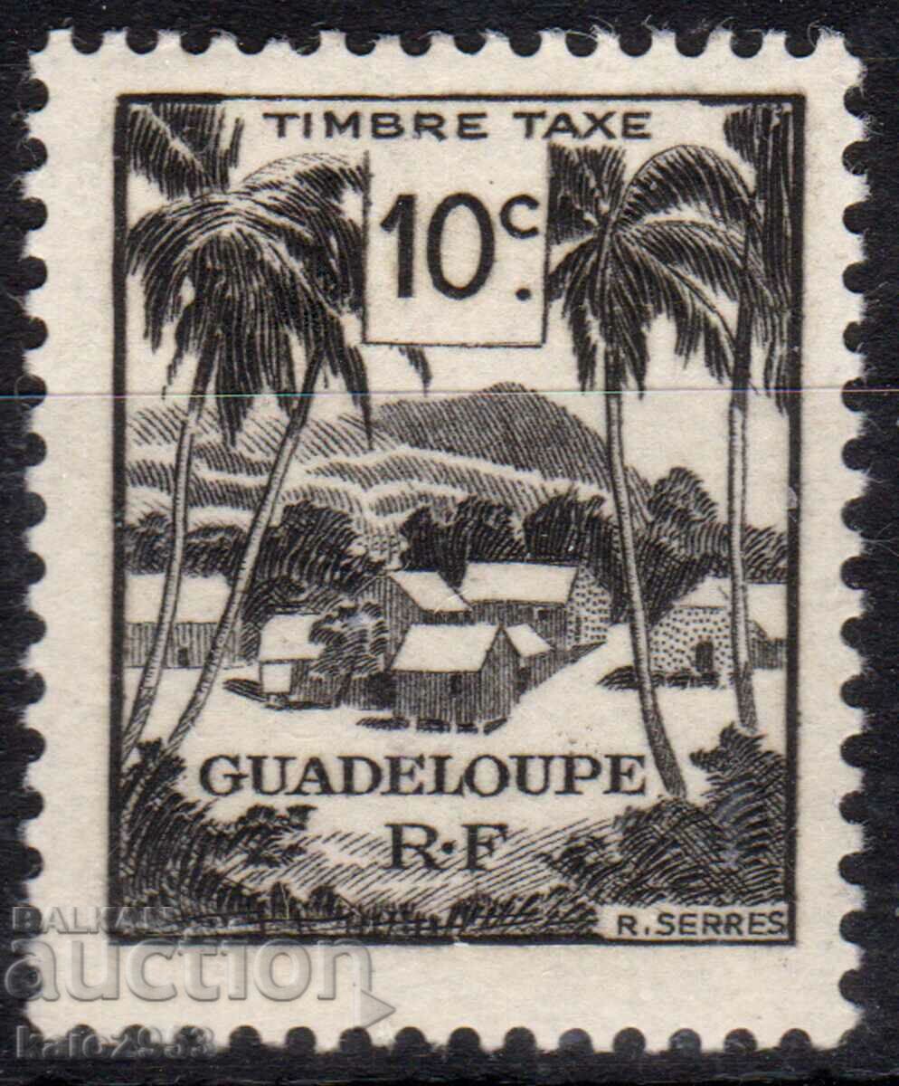 Franse/Guadeloupe-1947-For additional payment-Palms,MLH