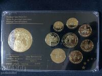 Gold Proof Euro Set - Vatican + Medalie