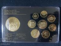 Χρυσό δοκιμαστικό Euro Set - Λουξεμβούργο 2013 + μετάλλιο