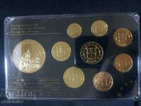 Gold proof Euro Set - Μάλτα + μετάλλιο
