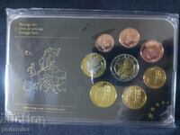 Позлатен пробен Евро Сет - Андора 2014, 8 монети