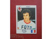 Αυτοκόλλητο Panini Michel Platini 1979 Euro Football 232