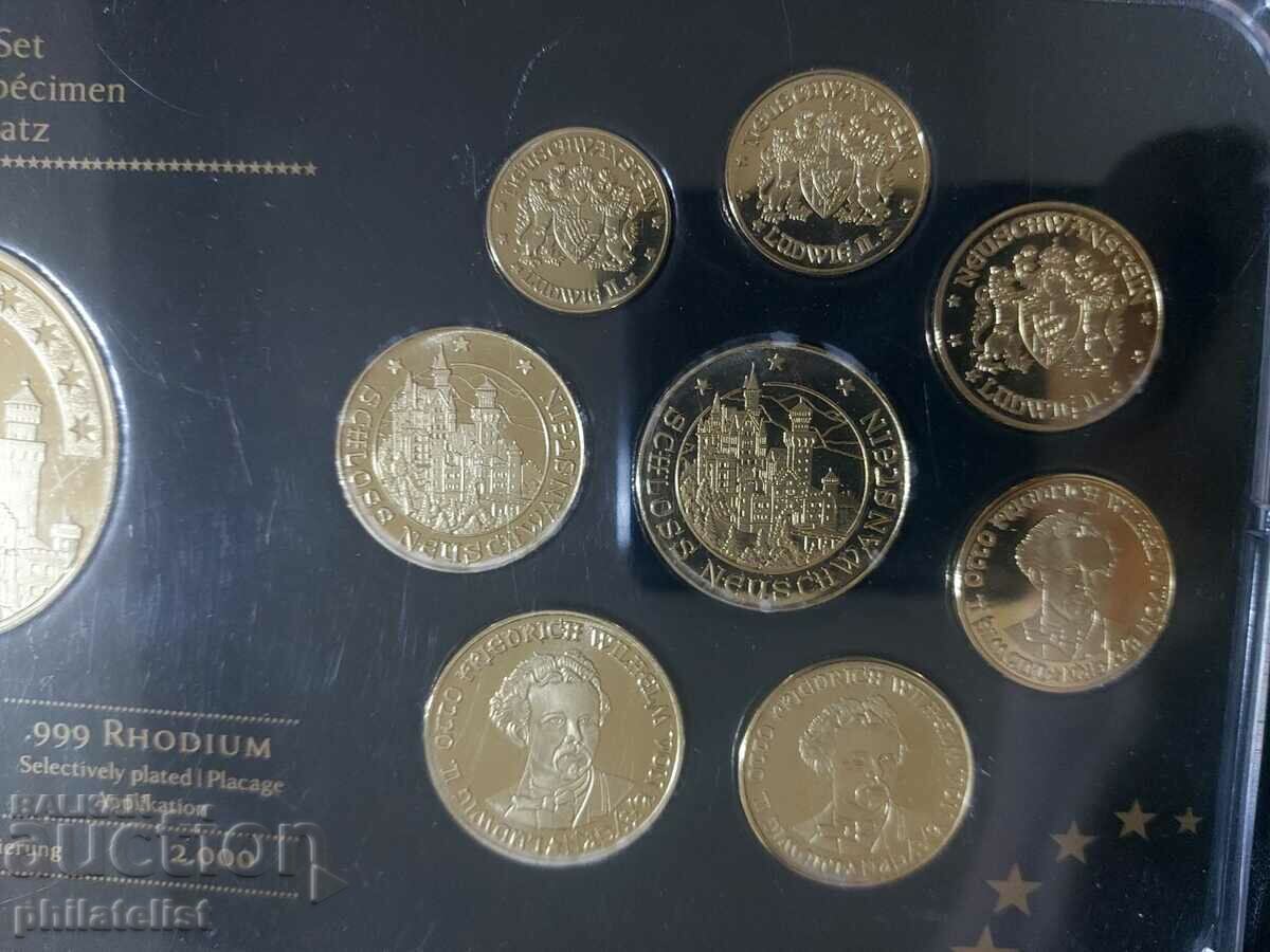 Gold trial Euro Set - Germany + medal with price 31.00 BGN | € 15.85