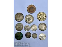 Lot de 12 monede turcești/otomane din argint