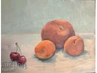 Painting, still life, fruit