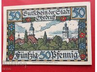 Банкнота-Германия-Тюрингия-Ордруф-50 пфенига 1921