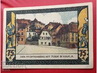 Bancnota-Germania-Thuringia-Kahla-75 pfennig 1921