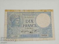 10 franci Franța 1941