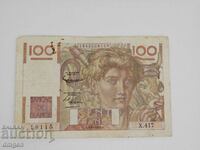 100 франка Франция 1951