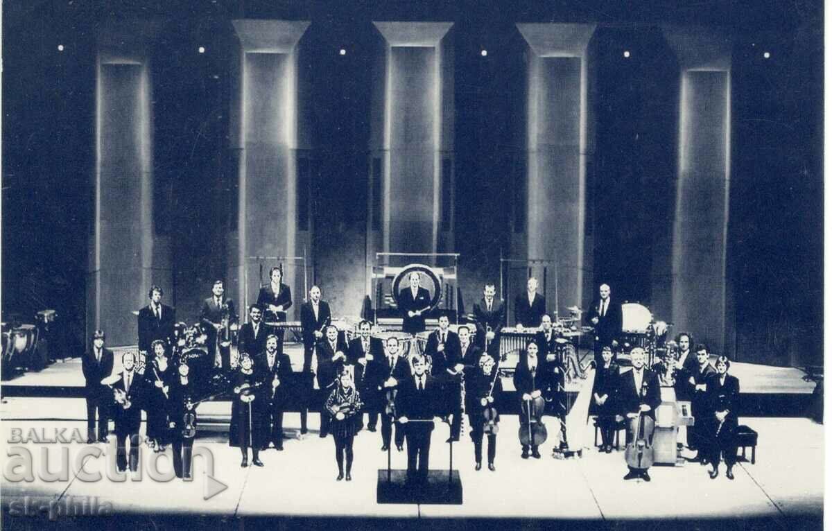 Old postcard - Music - Symphony Orchestra