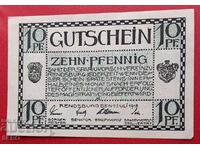 Banknote-Germany-Schleswig-Holstein-Rendsburg-10 Pfennig 1918