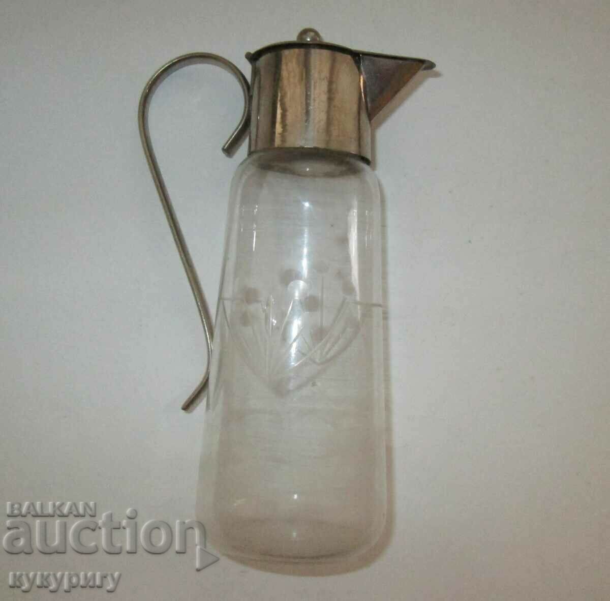 Παλιά γυάλινη κανάτα της δεκαετίας του 1930 - 6