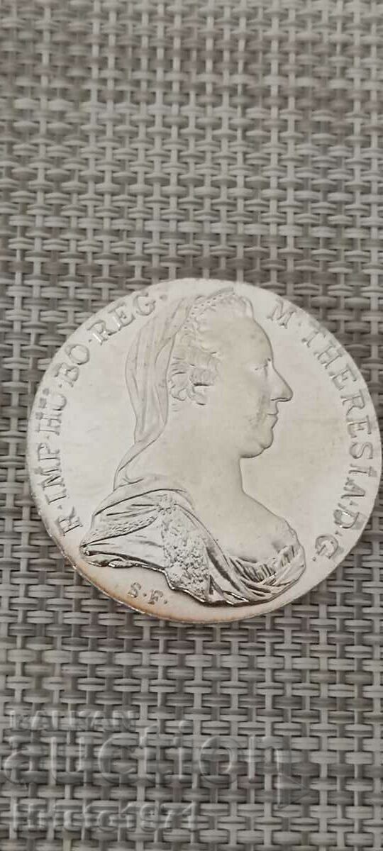 1 thaler 1780 restrik 1 thaler 1780 restrik