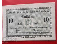 Τραπεζογραμμάτιο-Γερμανία-Βαυαρία-Tanhausen-10 pfennig