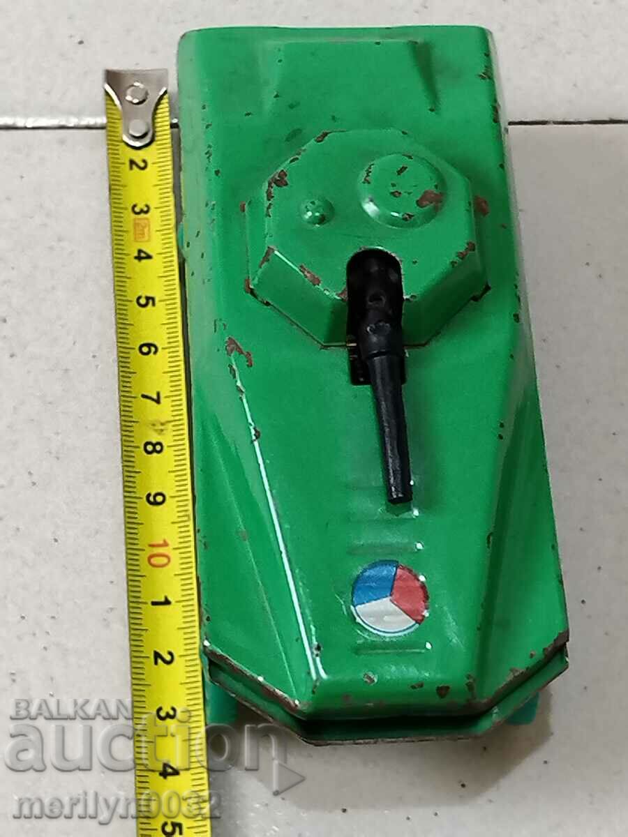 Παιδικό τσίγκινο παιχνίδι BTR θωρακισμένο αυτοκίνητο USSR 60s - 7 Παιδικό τσίγκινο παιχνίδι BTR θωρακισμένο αυτοκίνητο USSR 60s - 7