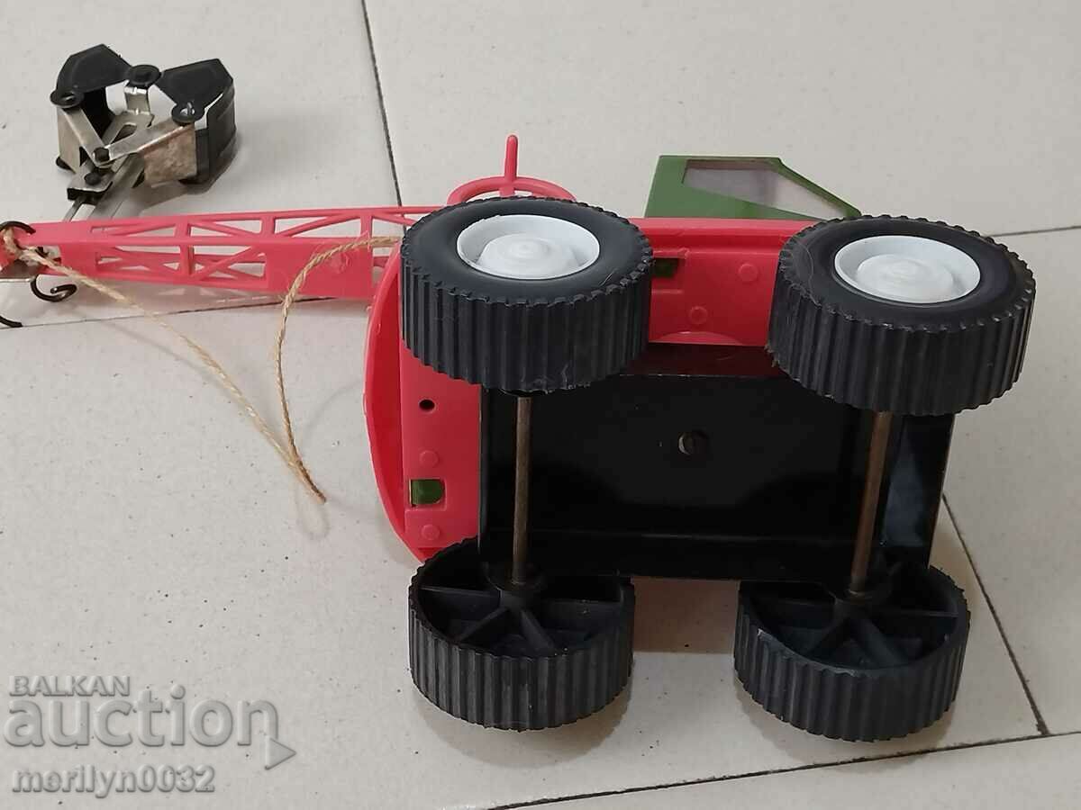 Children's toy excavator metal and plastic 70s NRB - 5 Children's toy excavator metal and plastic 70s NRB - 5