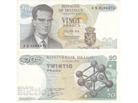 tino37- BELGIA - 20 FRANC - 1964- XF