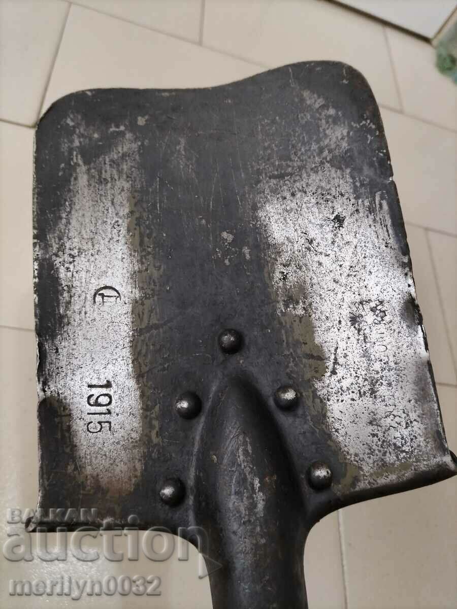 SHODUAR Rusă Lopată Lopată Instrument 1915 WW1 SHODUAR Rusă Lopată Lopată Instrument 1915 WW1