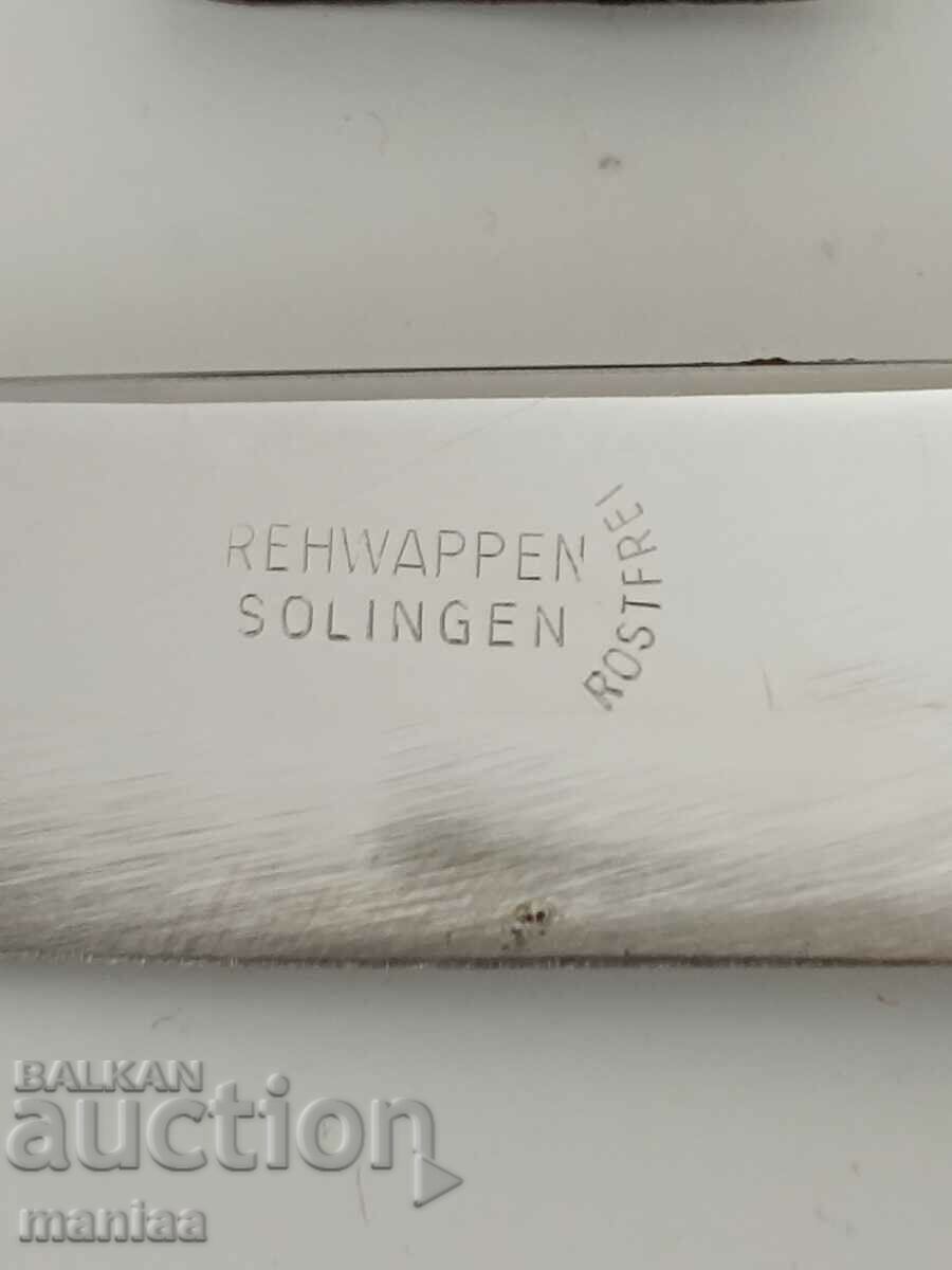 Аукцион Ловен нож Solingen с оригиналният си калъф Аукцион Ловен нож Solingen с оригиналният си калъф
