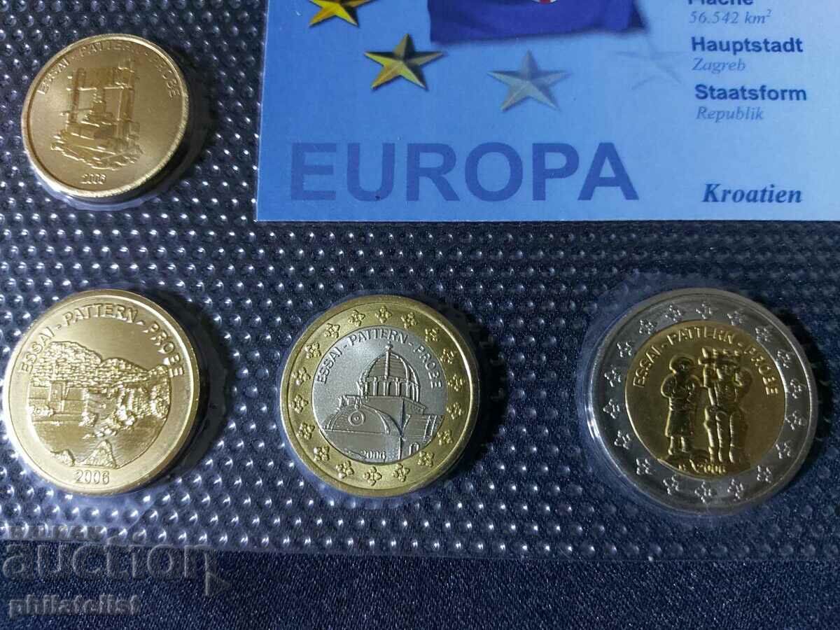 Trial Euro Set - Croatia 2006, 8 coins with price 22.00 BGN | € 11.25 Trial Euro Set - Croatia 2006, 8 coins with price 22.00 BGN | € 11.25