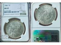 1 dolar Morgan Dollar 1886 SUA (argint) NGC MS 63