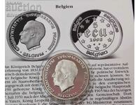 Argint 5 ECU Euro Președinția 1993 Belgia