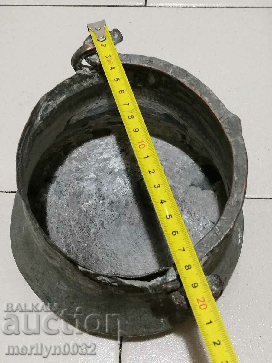 Old copper cauldron, copper, cauldron copper vessel menche - 7 Old copper cauldron, copper, cauldron copper vessel menche - 7