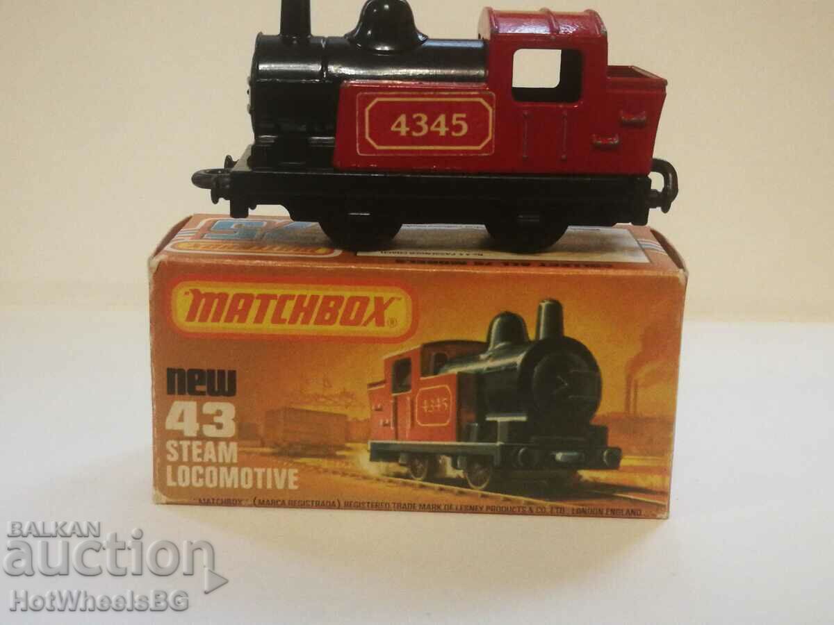 MATCHBOX -No 43C Steam Loco 1978 with price 25.00 BGN | € 12.78 MATCHBOX -No 43C Steam Loco 1978 with price 25.00 BGN | € 12.78
